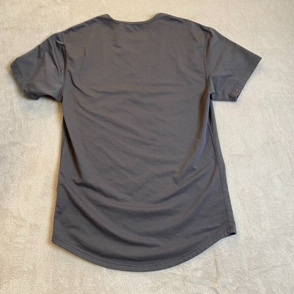 BYLT Womans T-Shirt Medium Premium Basics Drop-Cut Charcoal Gray - Picture 10 of 10